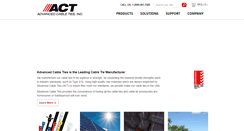 Desktop Screenshot of advancedcableties.com